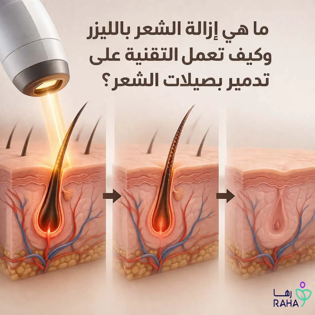 ما هي إزالة الشعر بالليزر وكيف تعمل التقنية على تدمير بصيلات الشعر؟